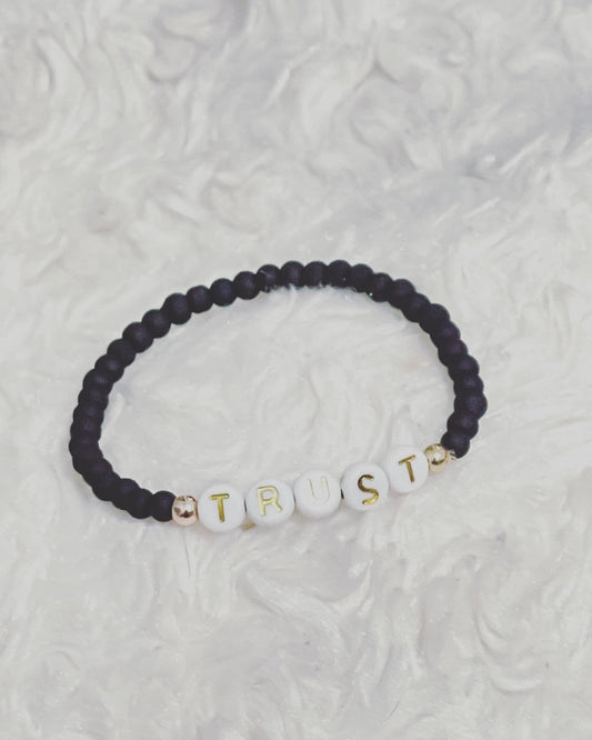 Trust accent bracelet